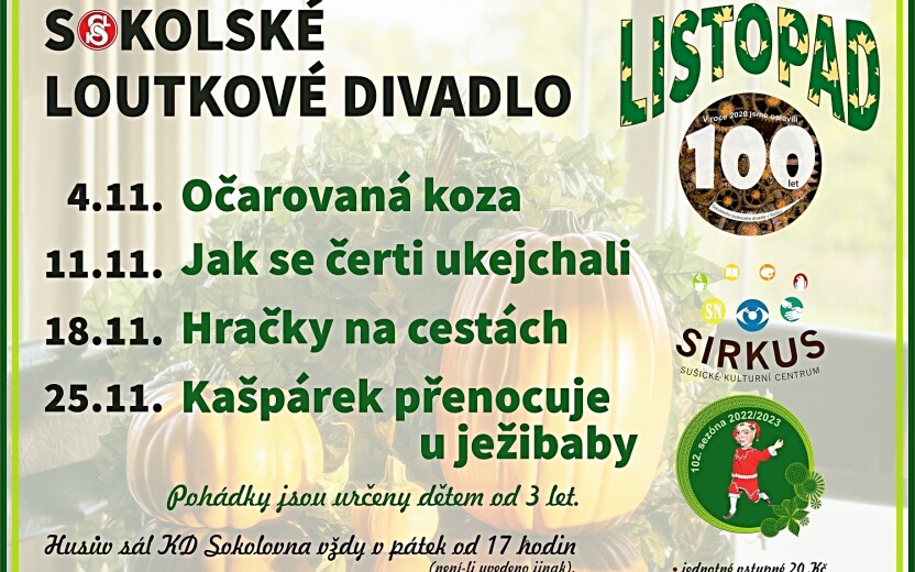 Loutkové divadlo - Kašpárek přenocuje u ježibaby